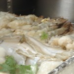 Japanese Restaurant in Kanda, Tokyo; Tempura Imoya ingredients