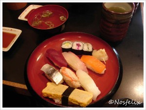 Sushi Restaurants in Ginza nigiri sushi lunch set for 1 person for only 500yen!