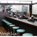 Japanese Fast Food Restaurants in Tokyo| Nakau; interior, customer area
