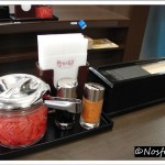 Japanese Fast Food Restaurant in Tokyo| Nakau; service, free seasoning