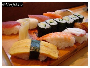 Sushi Restaurants in Tokyo | Kyowa; food & service, nigiri zushi and hosomaki, big portion