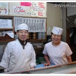 Sushi Restaurants in Tokyo | Kyowa; Kyowa owner and sushi chef with his wife.