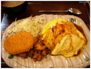 Japanese Restaurants in Tokyo | Naisu food and service  omelette  rice lunch set